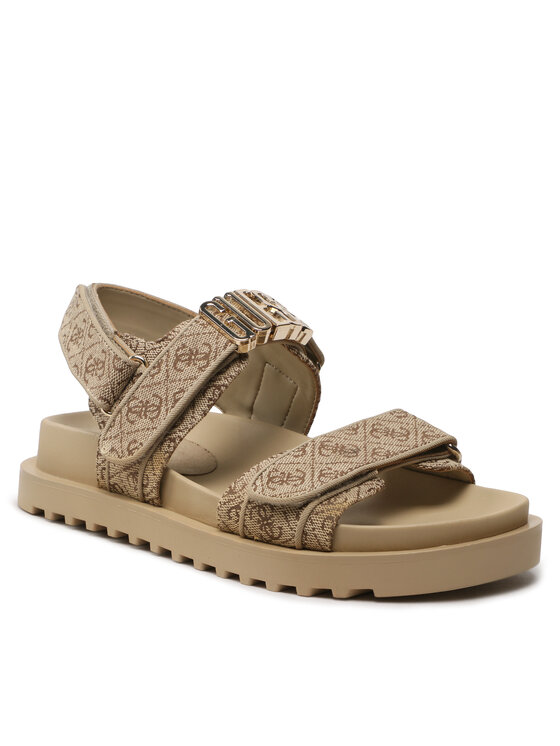 Guess Sandały Guess Fabelis2 FL6FB2 FAL03 Brązowy