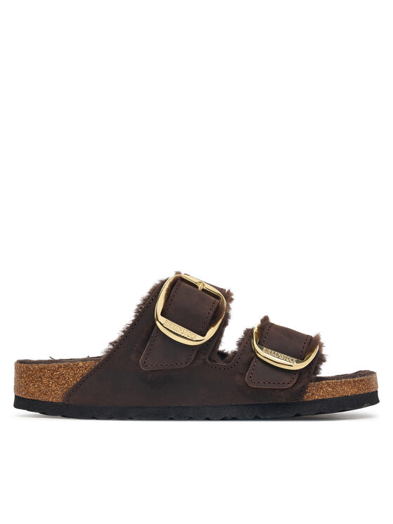 Birkenstock Klapki Birkenstock Arizona Big Buckle 1032982 Brązowy ciemny