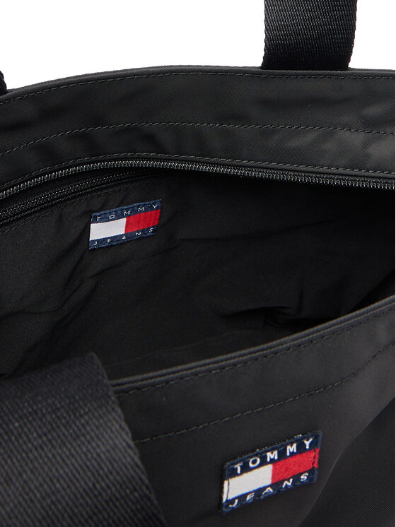 Tommy Jeans Soma Tommy Jeans Tjw Ess Daily Mini Tote AW0AW17890 Melns