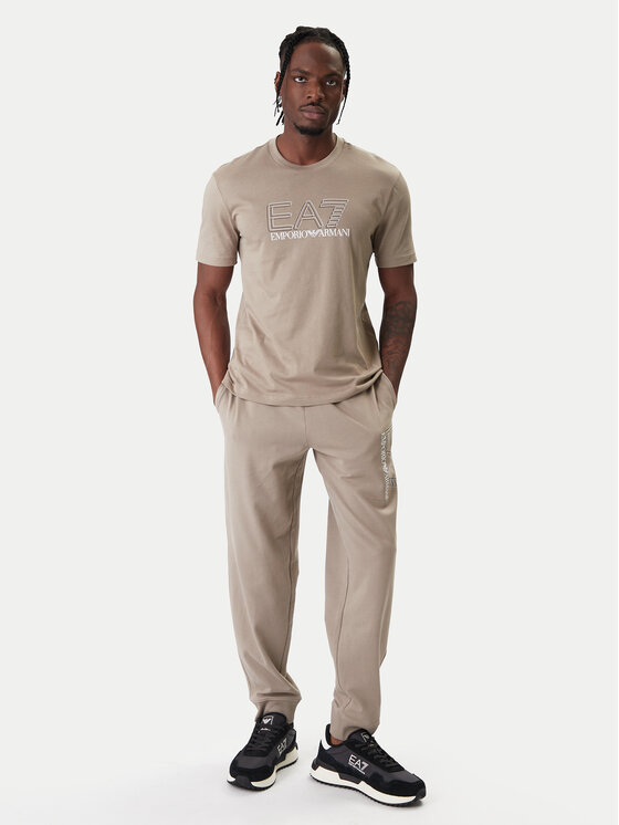 EA7 Emporio Armani EA7 Emporio Armani Camiseta 7M001307 AF10375 U6167 Beis Regular Fit