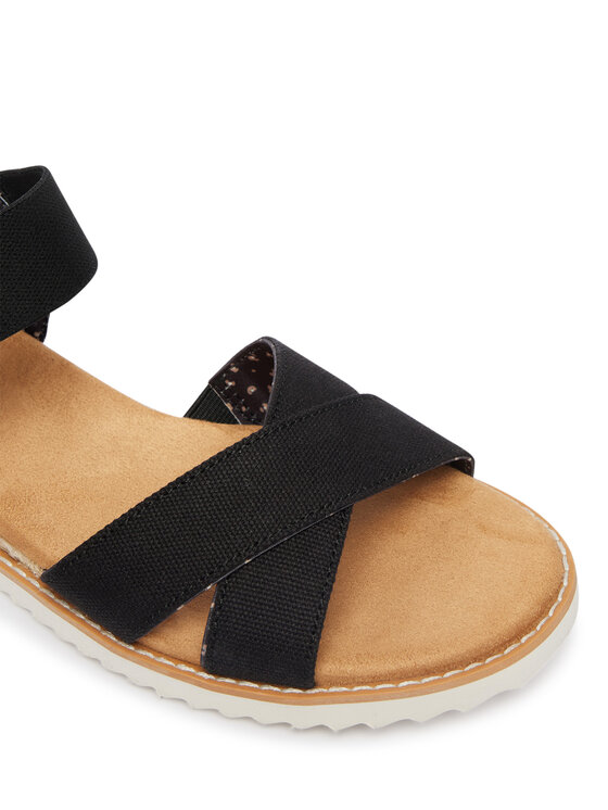 Skechers Босоніжки Skechers BOBS Desert Kiss - Golden Lily 114418/BLK Чорний