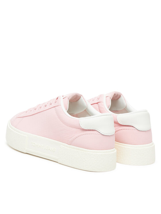 Tommy Jeans Sneakersy Tommy Jeans Tjw Flatform Sneaker EN0EN02819 Růžová