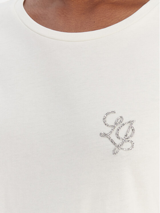 Liu Jo Sport Liu Jo Sport Camiseta TA6056 JS923 Écru Regular Fit