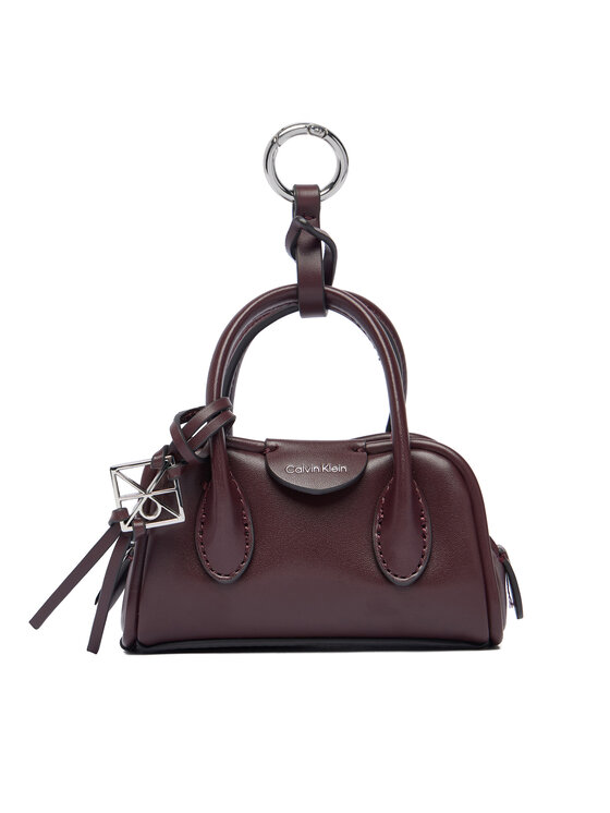 Calvin Klein Breloc Calvin Klein Emblem Trio Mini Bag Charm LV04F1315G Vișiniu