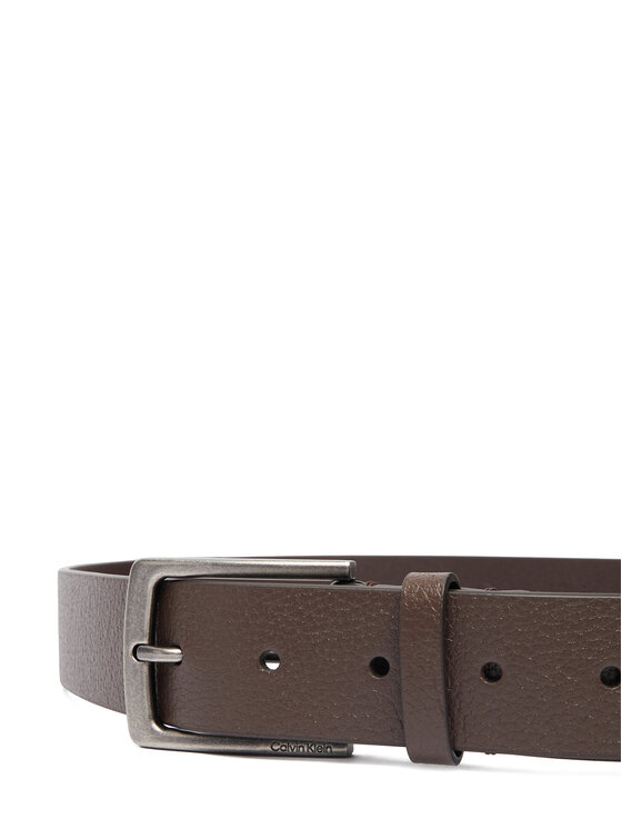 Calvin Klein Pasek Calvin Klein Casual Pin Buckle Pebble 35Mm LV04D7095G Brązowy