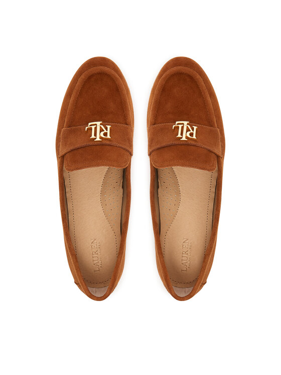 LAUREN RALPH LAUREN Čevlji brez vezalk LAUREN RALPH LAUREN 802946809014 Rjava