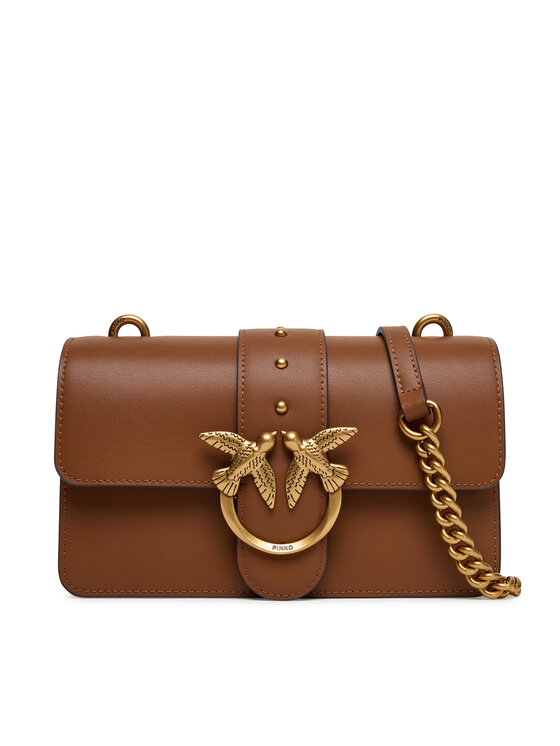 PINKO Дамска чанта PINKO Love One Mini ST.CL Al 25-26 PLTT 105856 A0F1 Кафяв