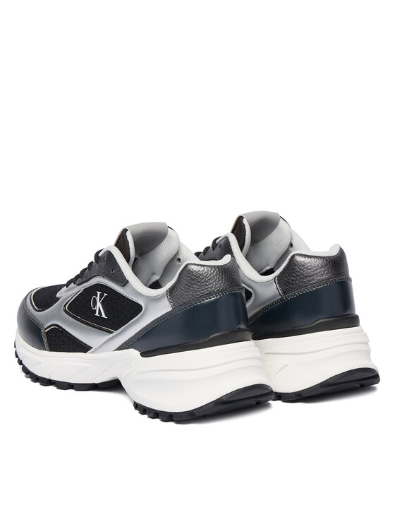 Calvin Klein Sneakersy Calvin Klein Hike Runner Lace Up Mesh Mix Met YW0YW02063 Farebná