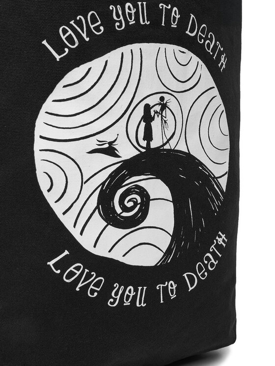 NIGHTMARE BEFORE CHRISTMAS Kabelka NIGHTMARE BEFORE CHRISTMAS CEO-ACCCS-AW25-115DNBC Čierna