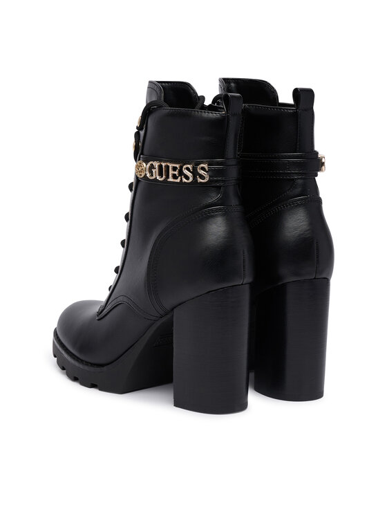 Guess Botki Guess FLFNEE ELE10 Czarny