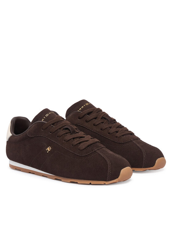Tommy Hilfiger Sneakersy Tommy Hilfiger Bella Low Runner FW0FW09189 Brązowy