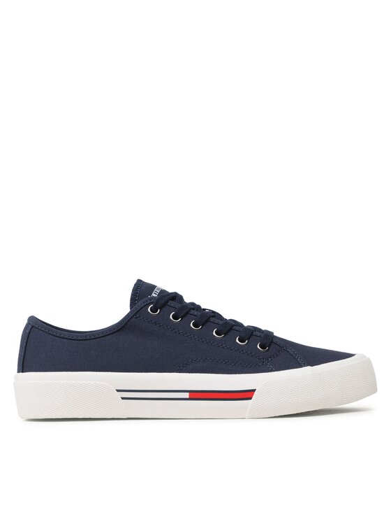 Tommy Jeans Zapatillas de tenis Tommy Jeans Canvas Sneaker EM0EM01299 Azul marino