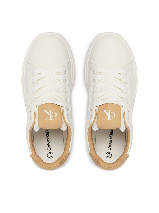 Calvin Klein Sneakers Calvin Klein Low Cut Lace-Up V3X9-83301-1355A M Alb