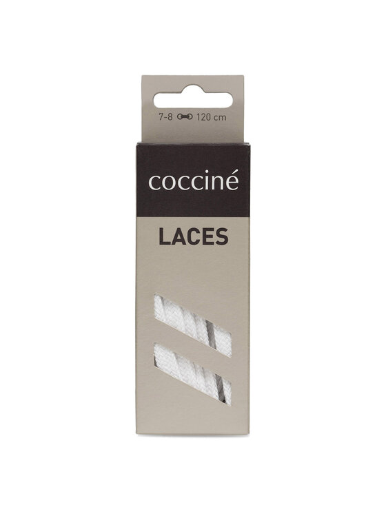 Coccine Шнурівки для взуття Coccine SZNUROWADŁA 120 cm P7 BAWEŁNIANE v.AZ Білий