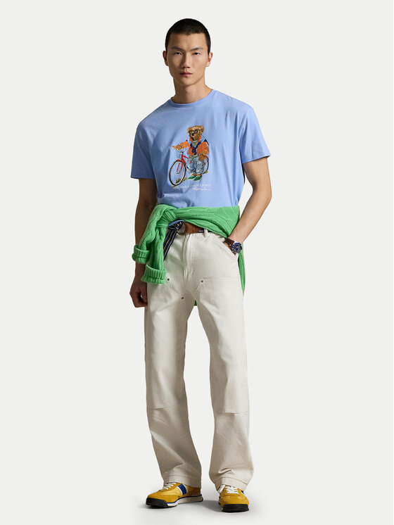 Polo Ralph Lauren Polo Ralph Lauren Camiseta 710B16612001 Azul Slim Fit