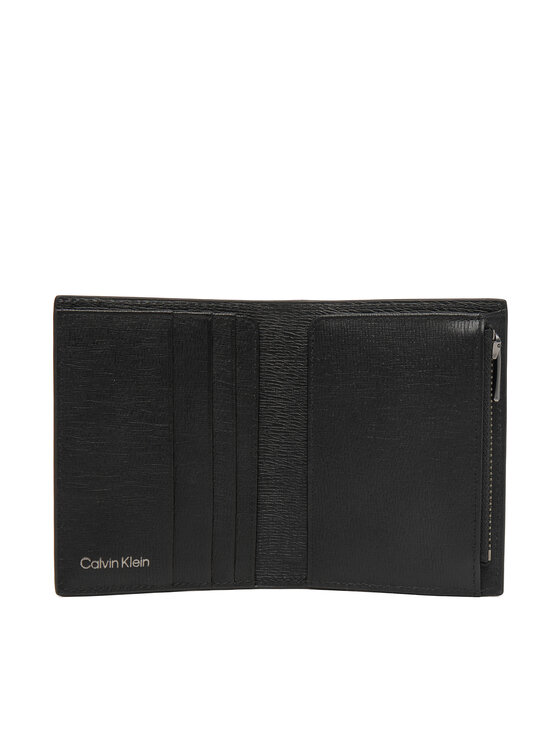 Calvin Klein Portafoglio Calvin Klein Emblem Hw N/S Billfold W/ Coin LV04D1281G Nero