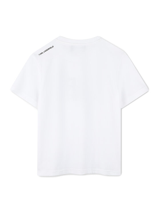 Karl Lagerfeld Kids Karl Lagerfeld Kids T-shirt Z30435 D Bianco Regular Fit