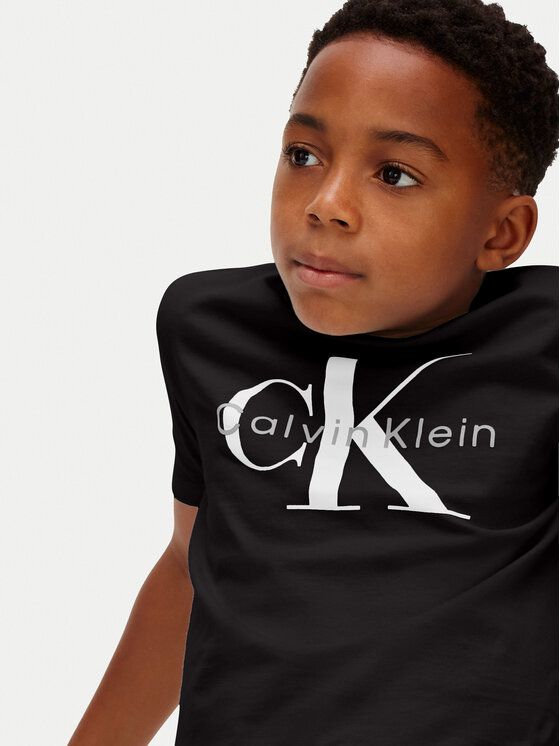Calvin Klein Jeans Calvin Klein Jeans Camiseta Monologo LV1CKSJA33 Negro Regular Fit