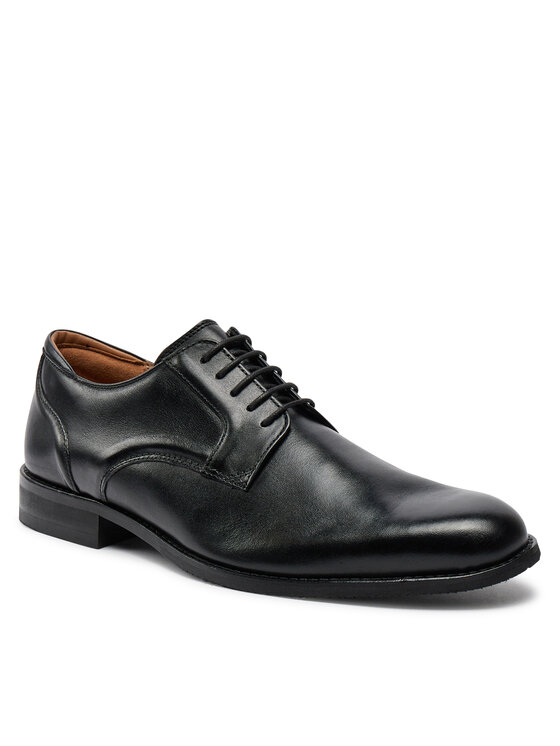 Clarks Félcipő Clarks Craftarlo Lace 26171449 Fekete