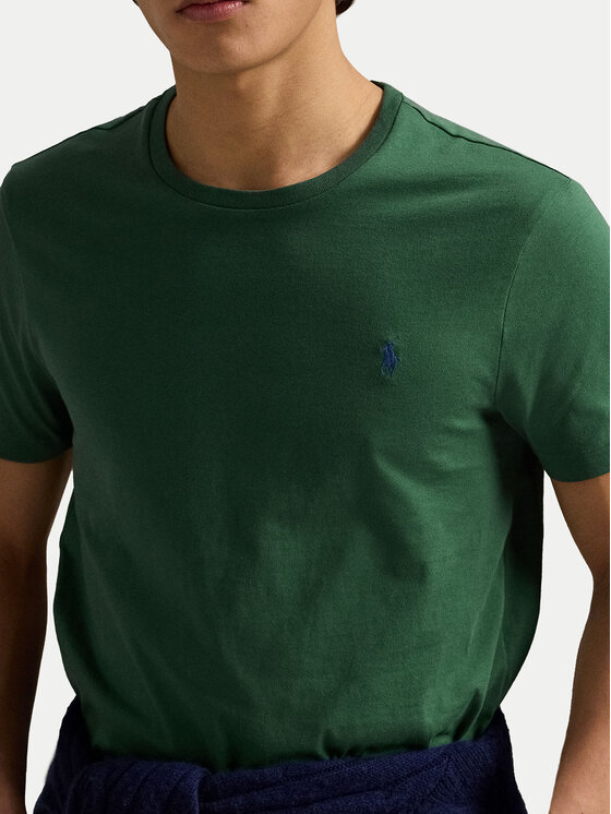 Polo Ralph Lauren Polo Ralph Lauren Футболка 710671438425 Зелений Custom Slim Fit