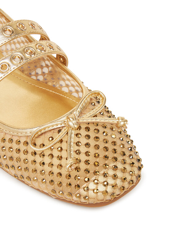 Guess Baleríny Guess FLJKNN FAB02 Zlatá