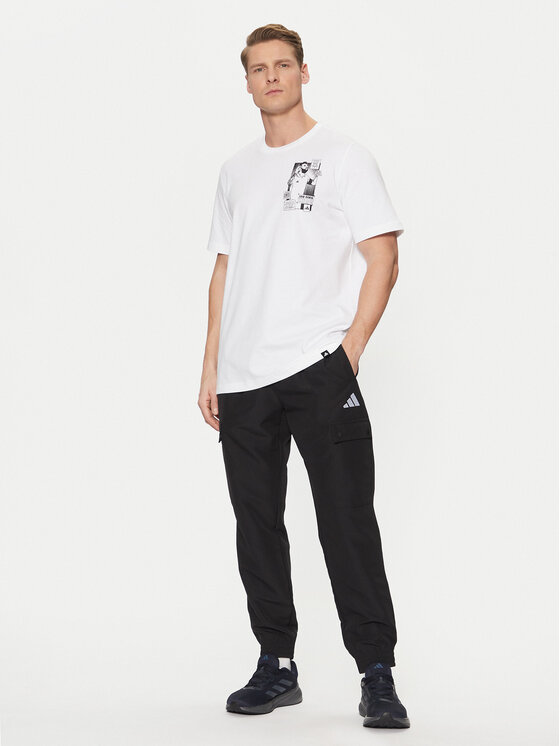 adidas adidas Футболка Messi Icon Graphic JJ1414 Білий Regular Fit