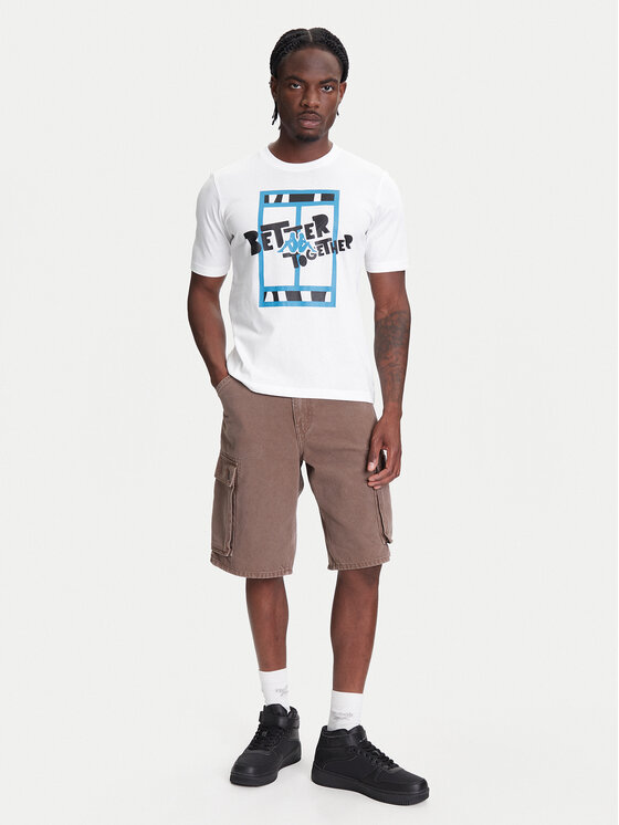 Kappa Kappa Póló 351U8JW 001 Fehér Regular Fit