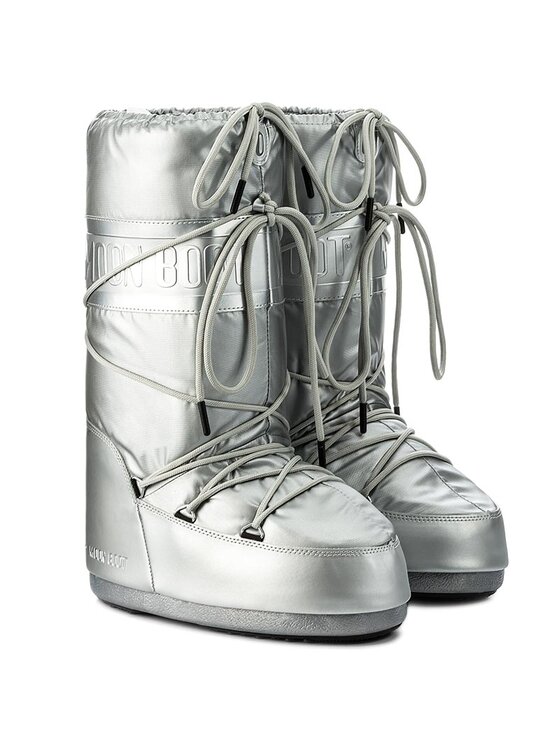 Moon Boot Sniego batai Moon Boot Classic Plus Met 14023200001 Sidabrinė