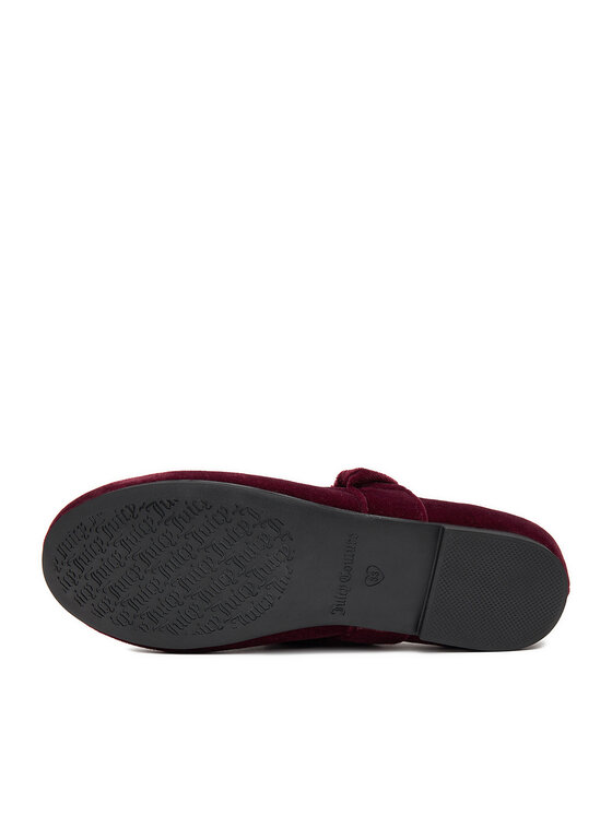 Juicy Couture Baleriny Juicy Couture CEO-CS6515-01 Bordowy