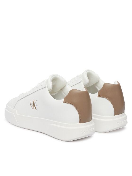Calvin Klein Sneakersy Calvin Klein Chunky Cupsole Laceup Lth YM0YM01344 Biały