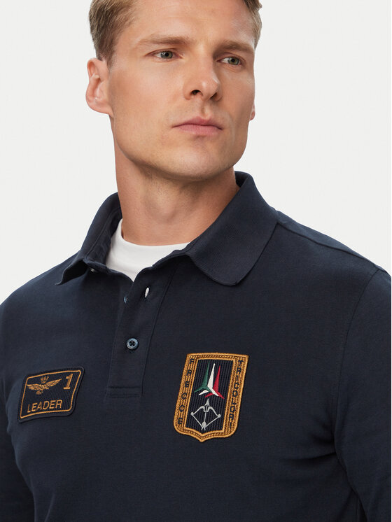 Aeronautica Militare Aeronautica Militare Polo 262PO1941UJ00703 Azul marino Regular Fit