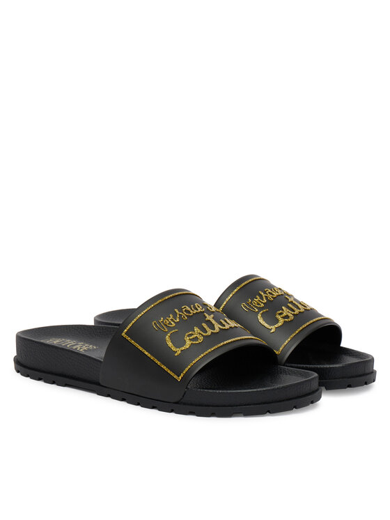 Versace Jeans Couture Шльопанці Versace Jeans Couture 80VA3SQ2 ZSS79 899 Чорний