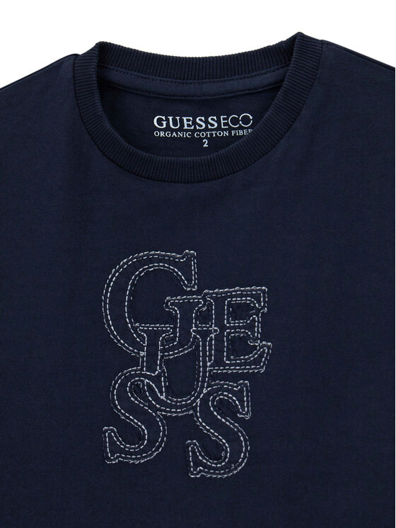Guess Guess Camiseta N6RI17 grK8HM4 Azul marino Regular Fit