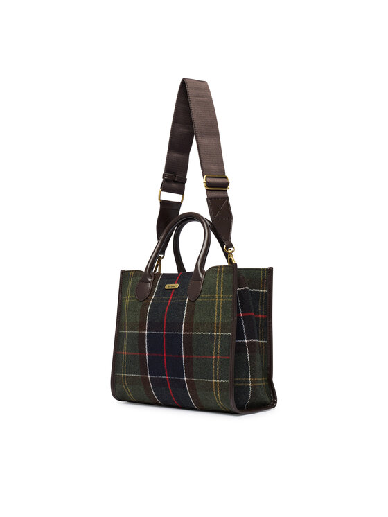 Barbour Geantă Barbour Barbour Barrhill Tartan Tote Bag LBA0423OL91 Maro