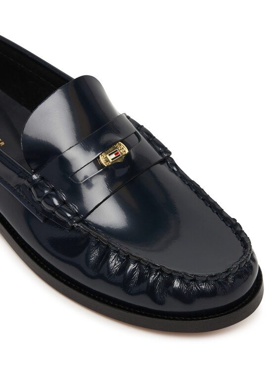 Tommy Hilfiger Mokasini Tommy Hilfiger Hilfiger Penny Abrasivato FW0FW09323 Mornarsko modra