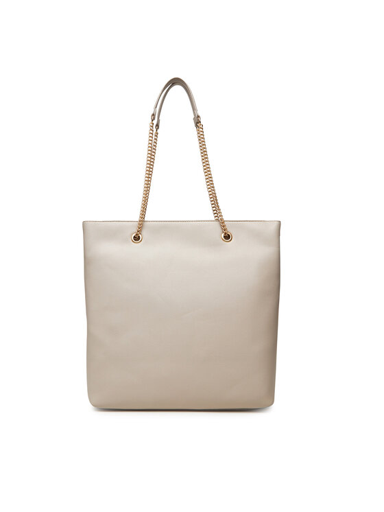 Calvin Klein Geantă Calvin Klein Minimal Monogram Chain Tote LV04F3204G Bej