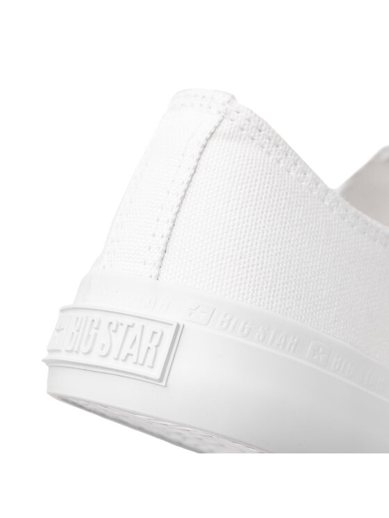 Big Star Shoes Plátenky Big Star Shoes AA274010 Biela