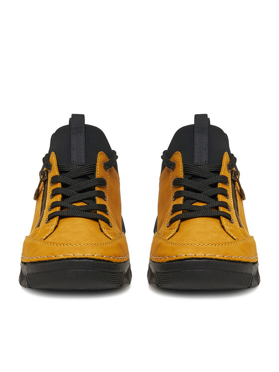 Rieker Sneakersy Rieker 55073-68 Žlutá