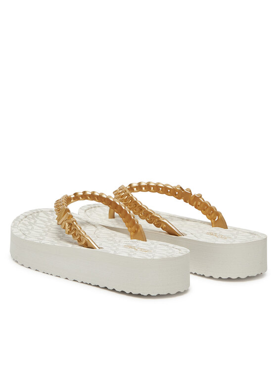 MICHAEL Michael Kors Japonki MICHAEL Michael Kors Zaza 40S5ZAFA1B Kremowy