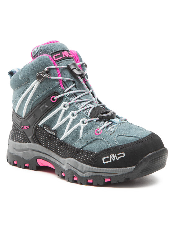 CMP Παπούτσια πεζοπορίας CMP Kids Rigel Mid Trekking Shoe Wp 3Q12944 Γκρι