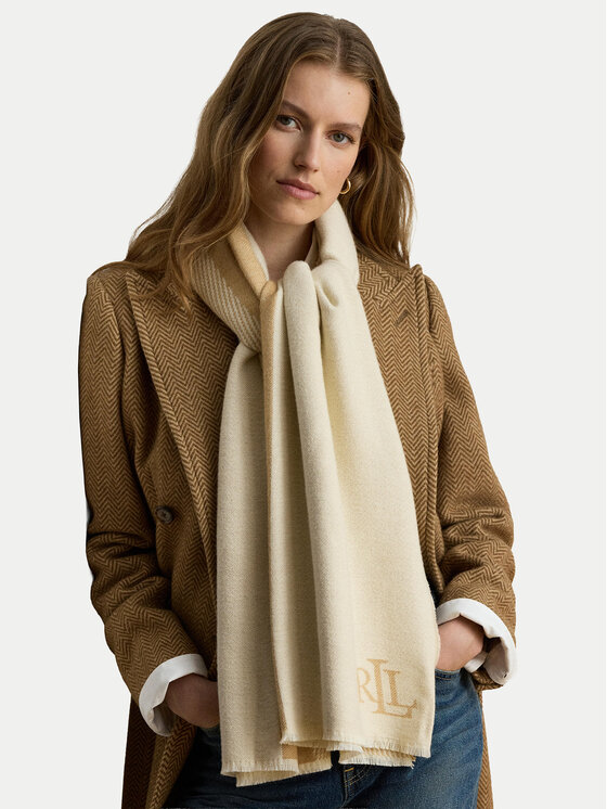 LAUREN RALPH LAUREN Šalikas LAUREN RALPH LAUREN 454P23540001 Šviesiai smėlinė
