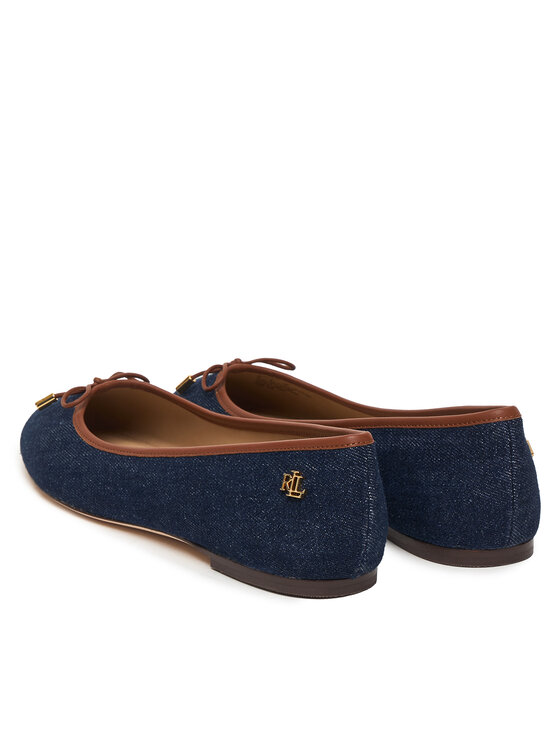 LAUREN RALPH LAUREN Balerinke LAUREN RALPH LAUREN Jayna 802P04386001 Mornarsko modra