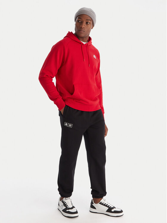 Kappa Kappa Spodnji del trenirke Olmos 311M2TW Črna Regular Fit
