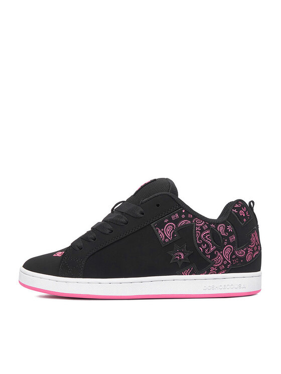 DC Shoes Sneakers DC Shoes EO-COURT GRAFFIK DC01662983 Negru
