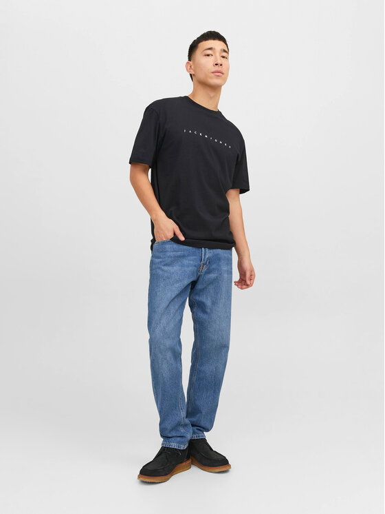 Jack & Jones Jack & Jones Póló Star 12234746 Fekete Relaxed Fit