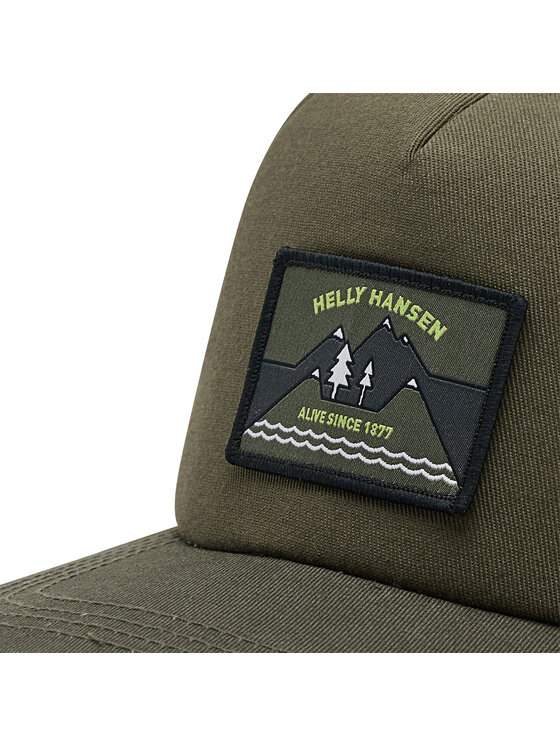 Helly Hansen Šiltovka Helly Hansen Flatbrim Trucker 67155 Zelená