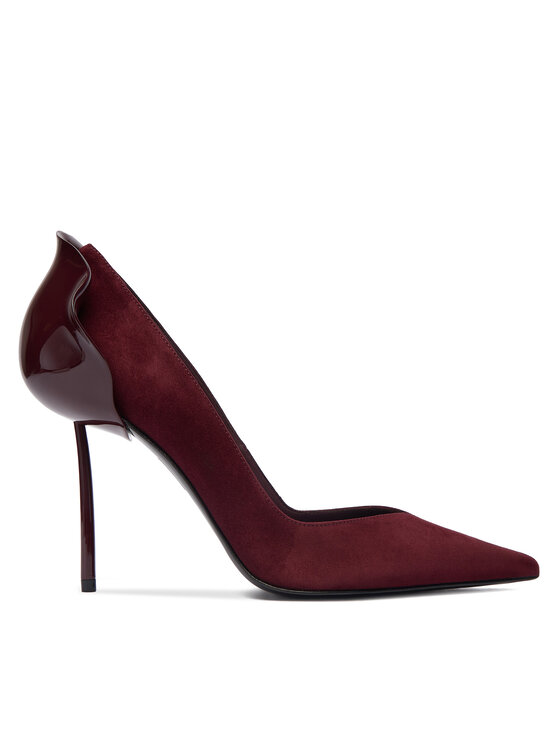 Le Silla Čevlji z visoko peto Le Silla 3115E090BXPPVEL Bordo rdeča