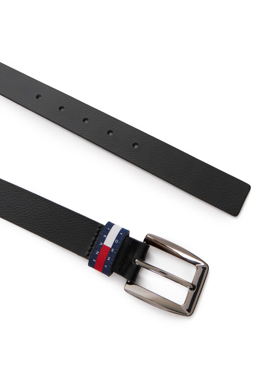 Tommy Jeans Opasok Tommy Jeans Tjw Bold Flag 3.0 AW0AW18099 Čierna
