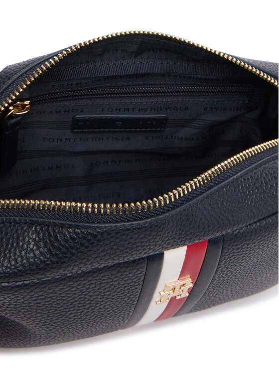 Tommy Hilfiger Torbica Tommy Hilfiger Th Corp Ess Camera Bag AW0AW19333 Tamnoplava