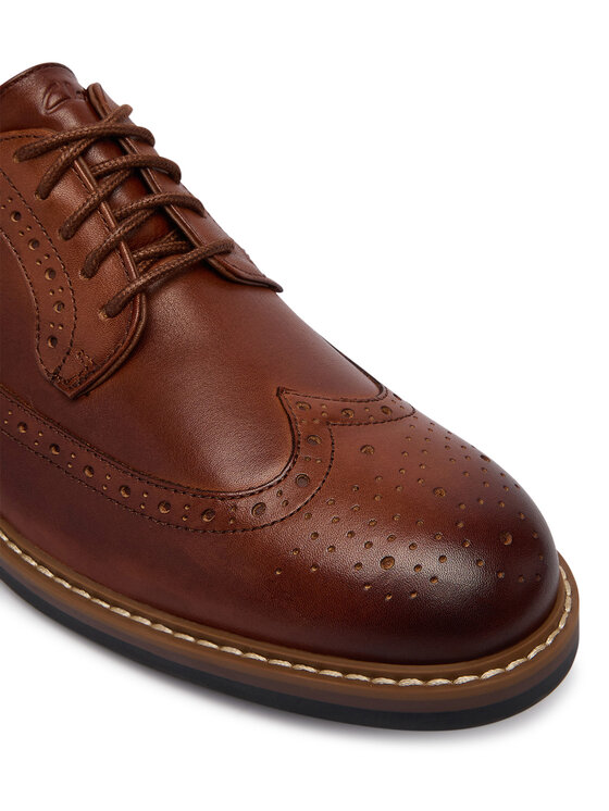Clarks Polobotky Clarks Aldwin 2 Limit 26320107 Hnědá